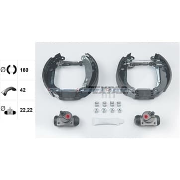 Bromsbandssats från Autofrance