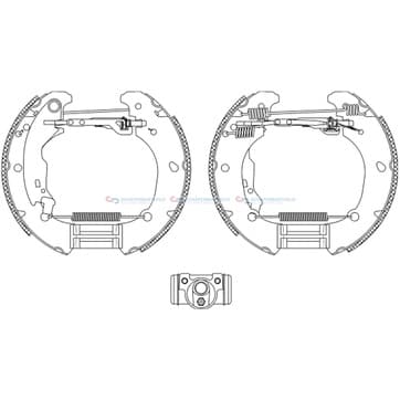 Bromsbandssats från Autofrance