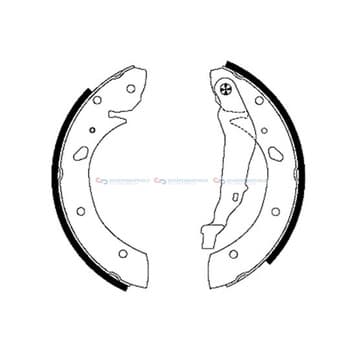 Bromsbandssats från Autofrance