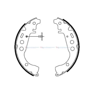 Bromsbandssats från Autofrance