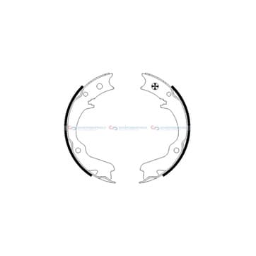 Bromsbandssats, parkeringsbroms från Autofrance