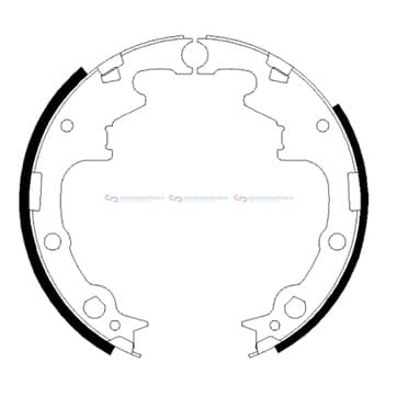 Bromsbandssats från Autofrance