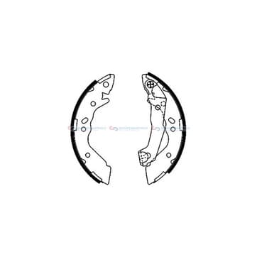 Bromsbandssats från Autofrance