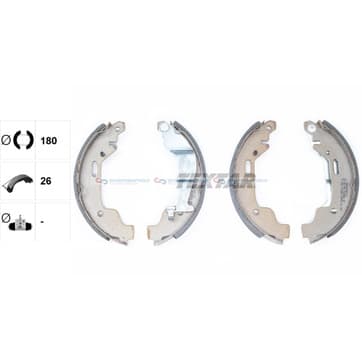 Bromsbandssats från Autofrance