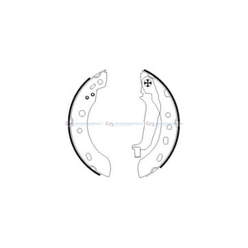 Bromsbandssats från Autofrance