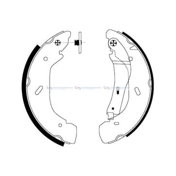 Bromsbandssats från Autofrance