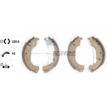 Bromsbandssats från Autofrance