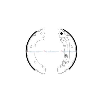Bromsbandssats från Autofrance