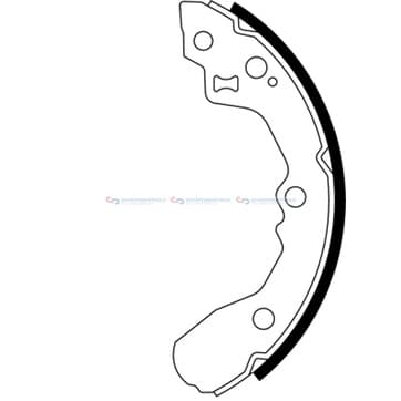 Bromsbandssats från Autofrance