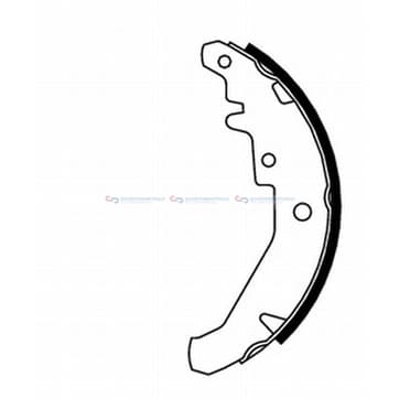 Bromsbandssats från Autofrance