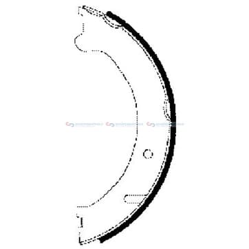 Bromsbandssats, parkeringsbroms från Autofrance