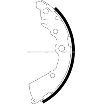 Bromsbandssats från Autofrance