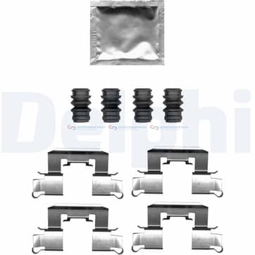 Tillbehörssats, bromsbelägg