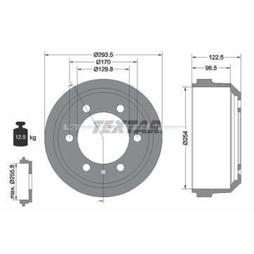 Bromstrumma 97 Ø-294mm från Autofrance