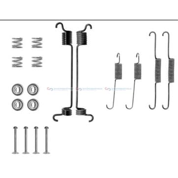 Tillbehörssats, bromsskor från Autofrance