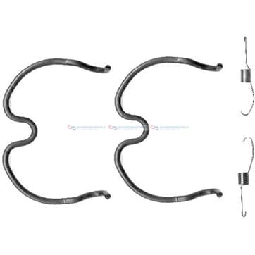 Tillbehörssats, bromsskor från Autofrance