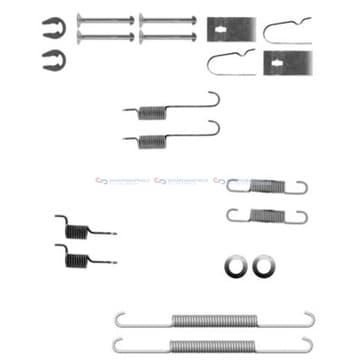 Tillbehörssats, bromsskor från Autofrance