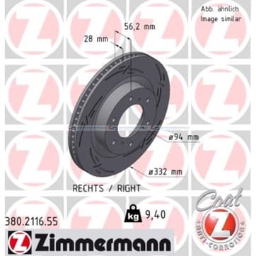 Bromsskiva, Framaxel — Framaxel från Autofrance