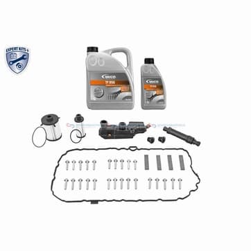 Delssats, automatväxellådsolje byte