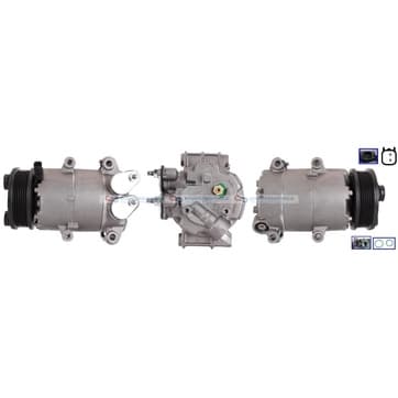 Kompressor, AC Ø-108mm från Autofrance