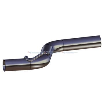 Avgasrör, Mitt Mitte