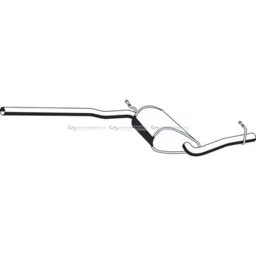 Mellanljuddämpare från Autofrance