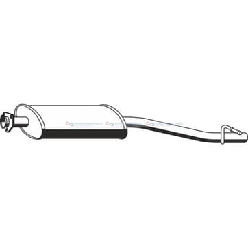 Mellanljuddämpare från Autofrance