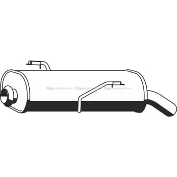 Bakre ljuddämpare från Autofrance