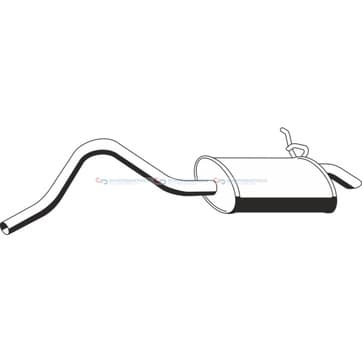 Bakre ljuddämpare från Autofrance