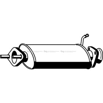 Främre ljuddämpare