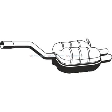 Bakre ljuddämpare från Autofrance