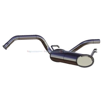 Bakre ljuddämpare från Autofrance