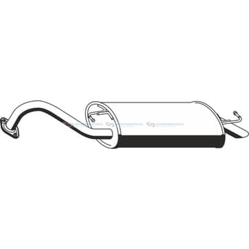 Bakre ljuddämpare från Autofrance