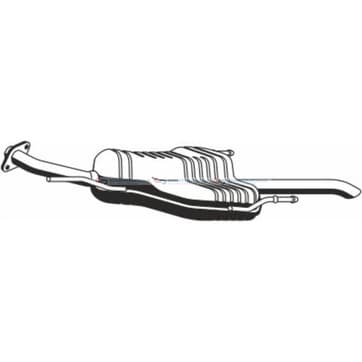 Bakre ljuddämpare från Autofrance