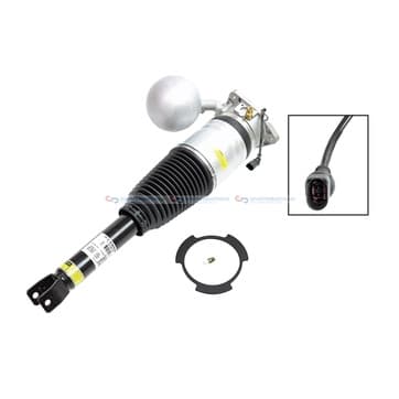 Luftfjädring, fjäderben, Bakaxel vänster