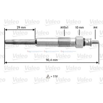 Glödstift M10x1 från Autofrance