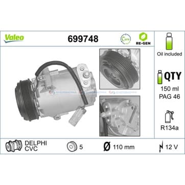 Kompressor, AC från Autofrance