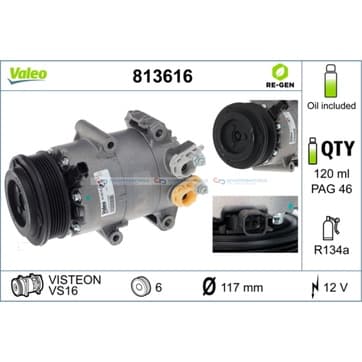 Kompressor, AC från Autofrance