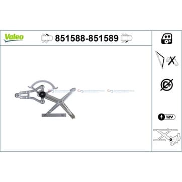 Fönsterhiss, Vänster fram — vänster fram från Autofrance