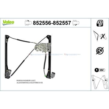 Fönsterhiss, Vänster fram — vänster fram från Autofrance