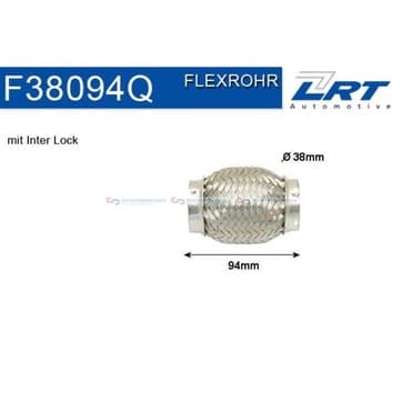 Flexrör, avgassystem 94mm Inter Lock från Autofrance