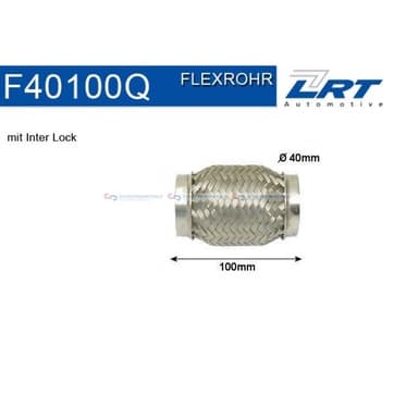 Flexrör, avgassystem 103mm Inter Lock från Autofrance