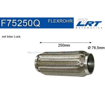 Flexrör, avgassystem 250,0mm Inter Lock från Autofrance
