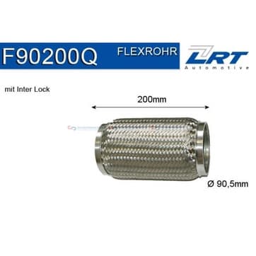 Flexrör, avgassystem 200,0mm Inter Lock från Autofrance