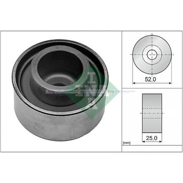 Spännarrulle/Ledrulle, kamrem Ø-52x 25mm från Autofrance