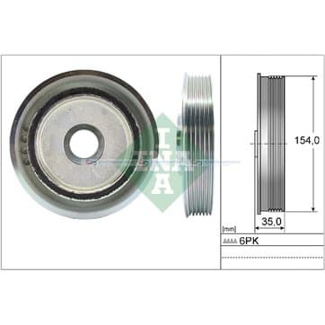 Remskiva, vevaxel från Autofrance