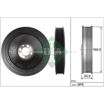 Remskiva, vevaxel från Autofrance