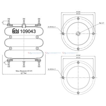 Bälg, luftfjädring