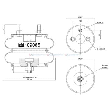 Bälg, luftfjädring