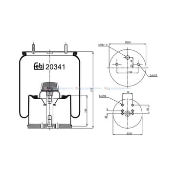 Bälg, luftfjädring